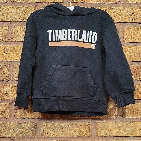 Timberland Other - Timberland Black Hoodie Sweatshirt with Logo SIZE 4